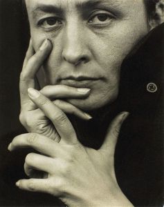 Georgia O'Keeffe, photographed by Alfred Steiglitz.