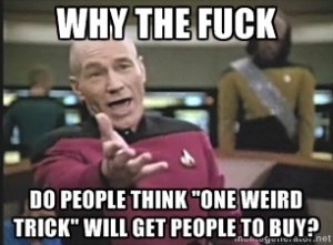Picard has had enough of your weird tricks.